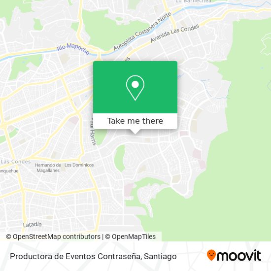 Productora de Eventos Contraseña map