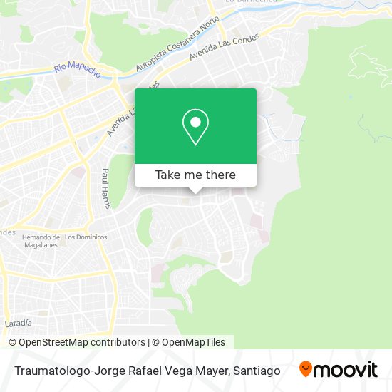 Mapa de Traumatologo-Jorge Rafael Vega Mayer