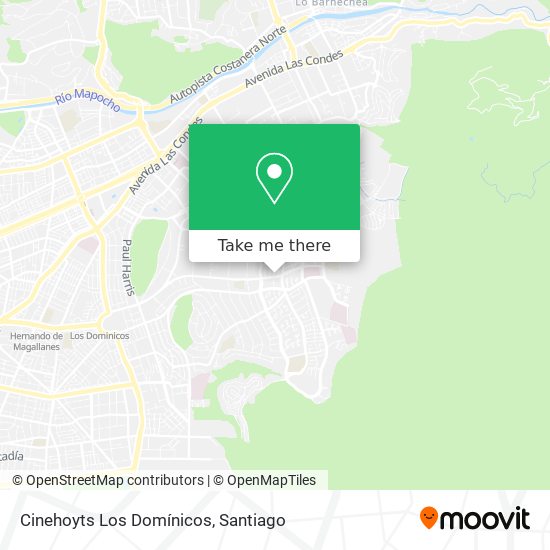 Cinehoyts Los Domínicos map