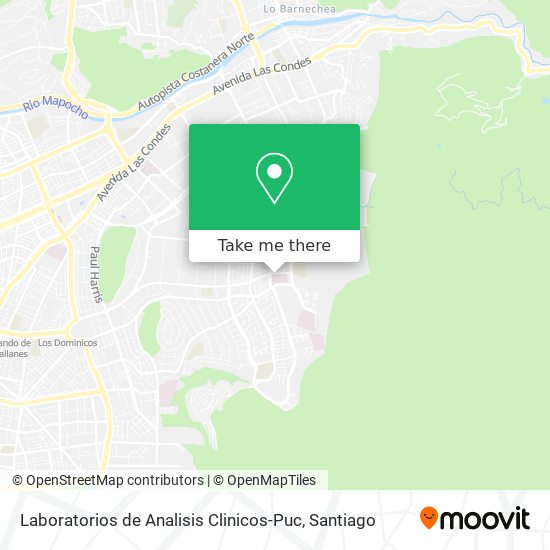 Laboratorios de Analisis Clinicos-Puc map