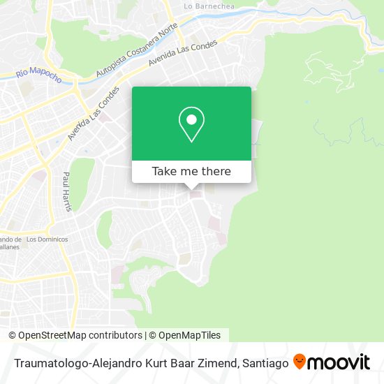 Traumatologo-Alejandro Kurt Baar Zimend map