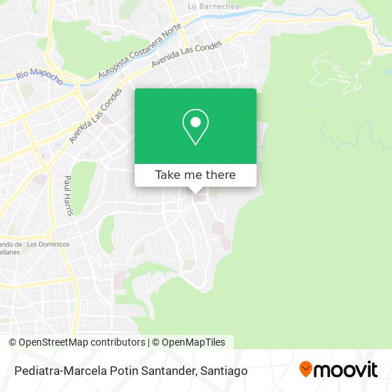 Pediatra-Marcela Potin Santander map