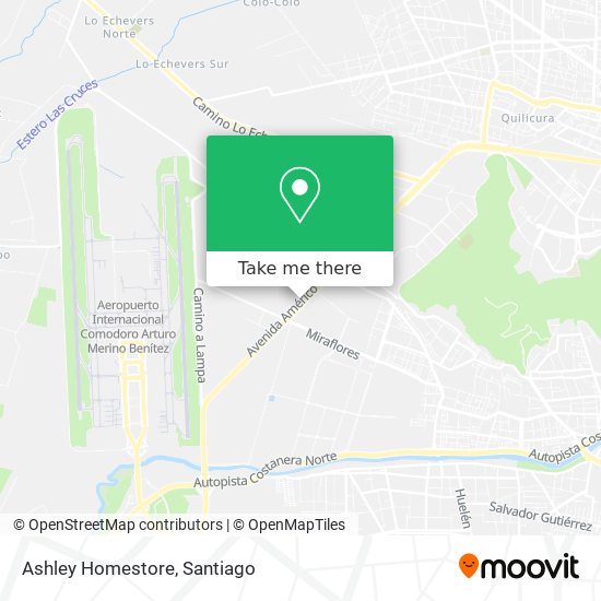 Mapa de Ashley Homestore