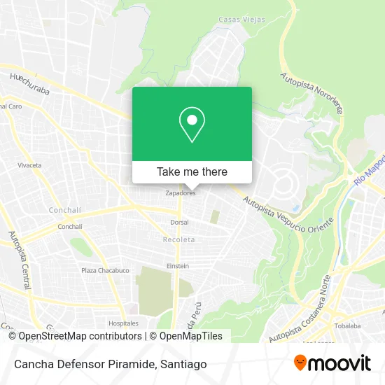 Cancha Defensor Piramide map