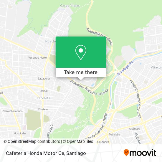 Cafeteria Honda Motor Ce map