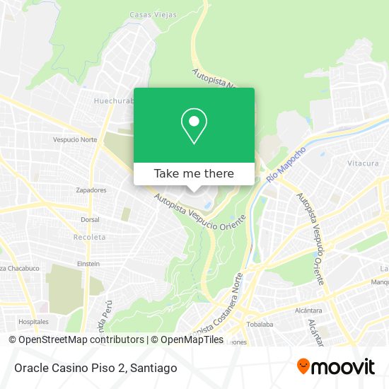 Oracle Casino Piso 2 map