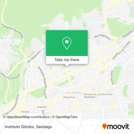 Instituto Ginobs map