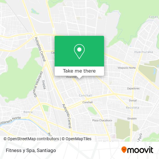 Fitness y Spa map