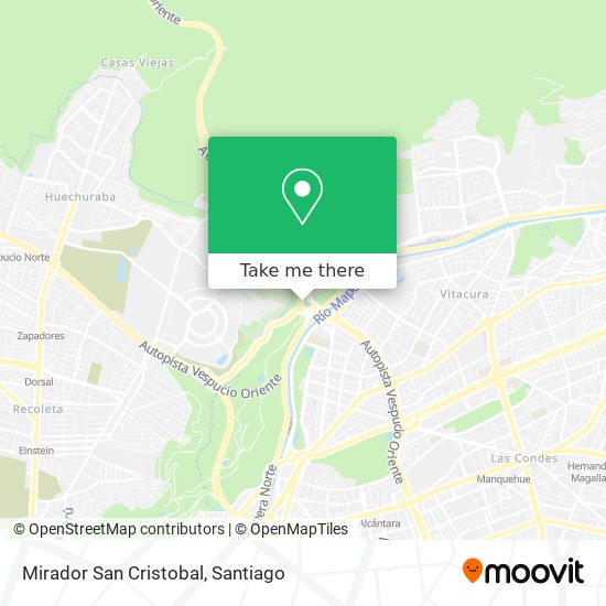 Mirador San Cristobal map