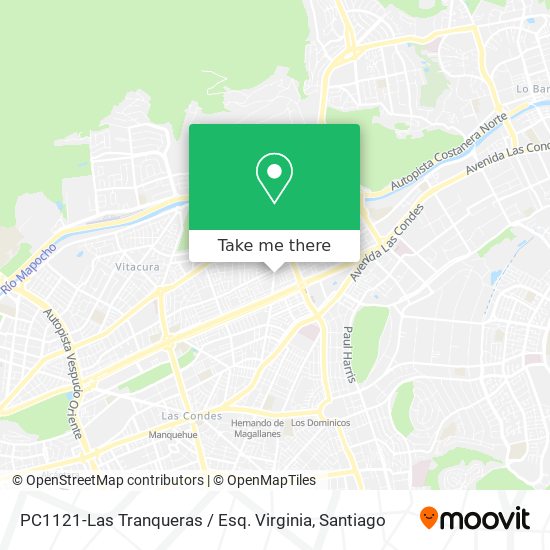 PC1121-Las Tranqueras / Esq. Virginia map