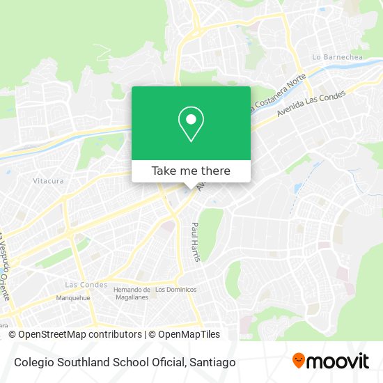 Colegio Southland School Oficial map