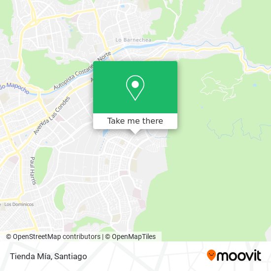 Tienda Mía map