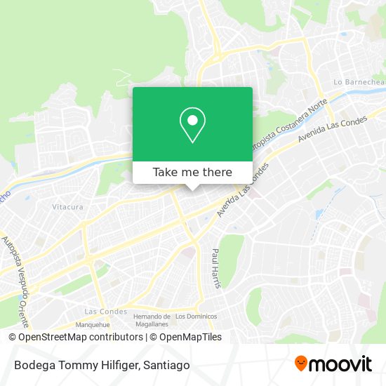 Mapa de Bodega Tommy Hilfiger