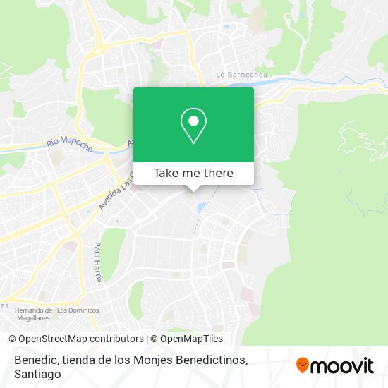 Benedic, tienda de los Monjes Benedictinos map