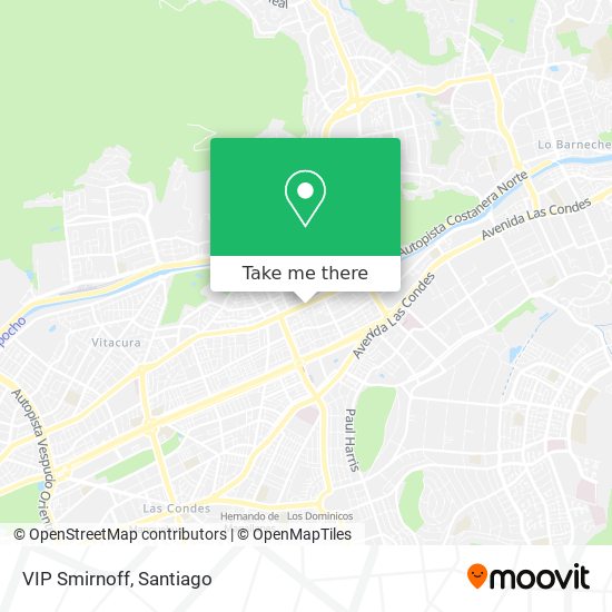 VIP Smirnoff map