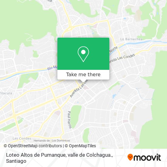 Loteo Altos de Pumanque, valle de Colchagua. map