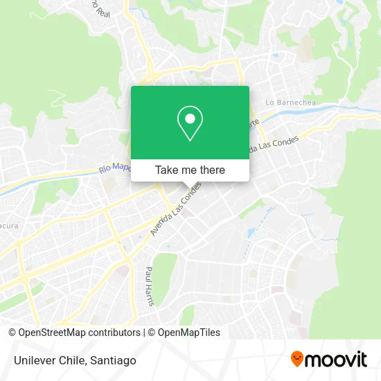 Unilever Chile map