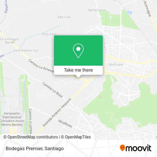 Bodegas Premier map