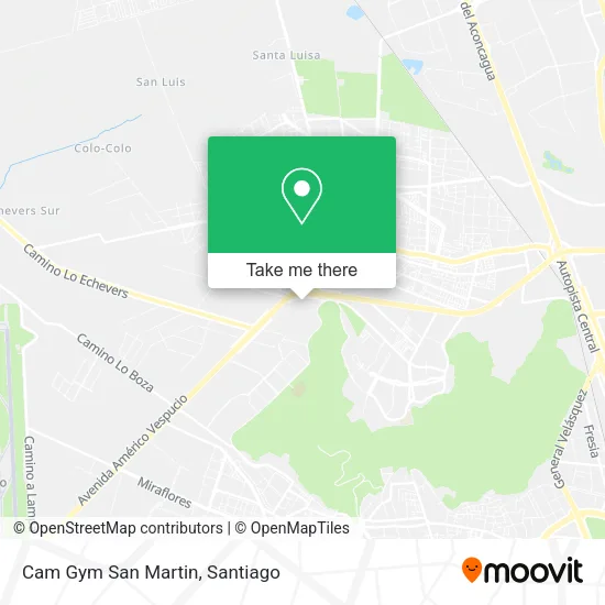 Mapa de Cam Gym San Martin