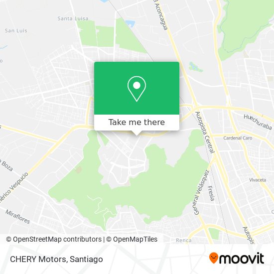 Mapa de CHERY Motors