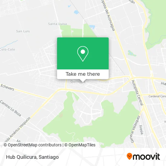 Hub Quilicura map