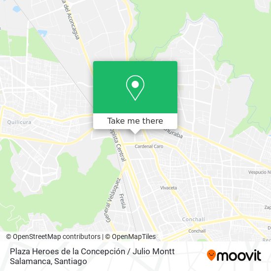 Plaza Heroes de la Concepción / Julio Montt Salamanca map