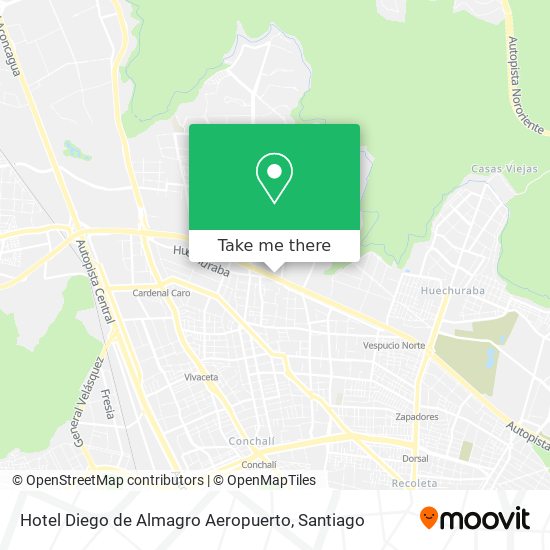 Hotel Diego de Almagro Aeropuerto map