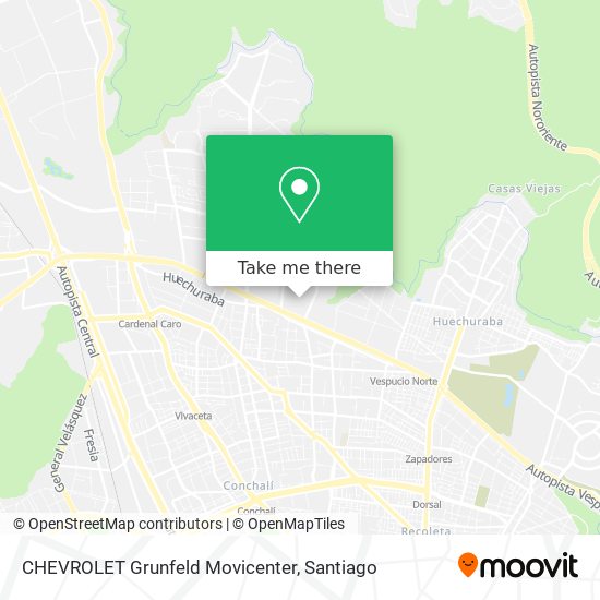 CHEVROLET Grunfeld Movicenter map