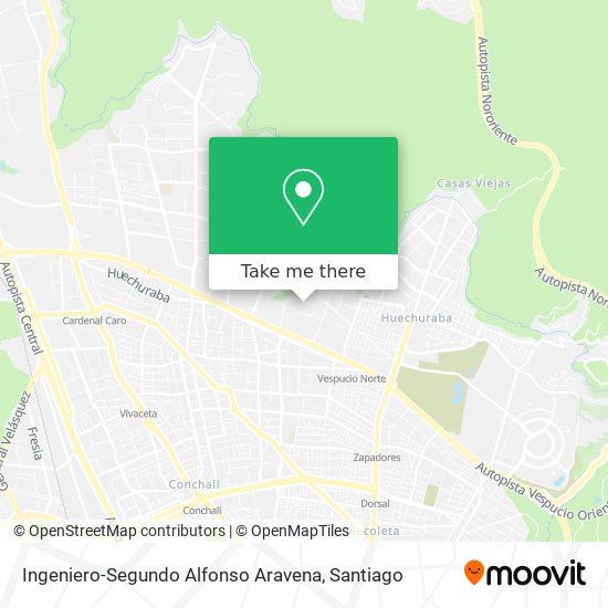 Ingeniero-Segundo Alfonso Aravena map