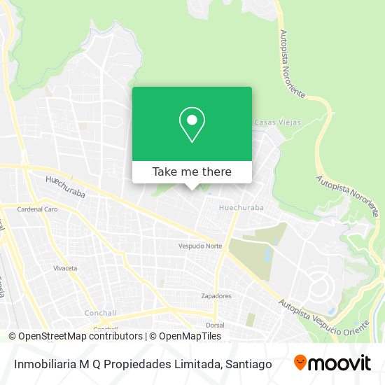 Inmobiliaria M Q Propiedades Limitada map