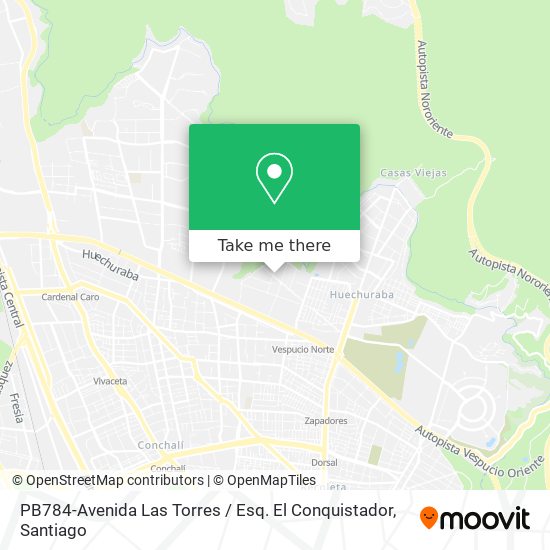 Mapa de PB784-Avenida Las Torres / Esq. El Conquistador