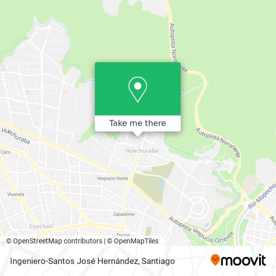 Mapa de Ingeniero-Santos José Hernández