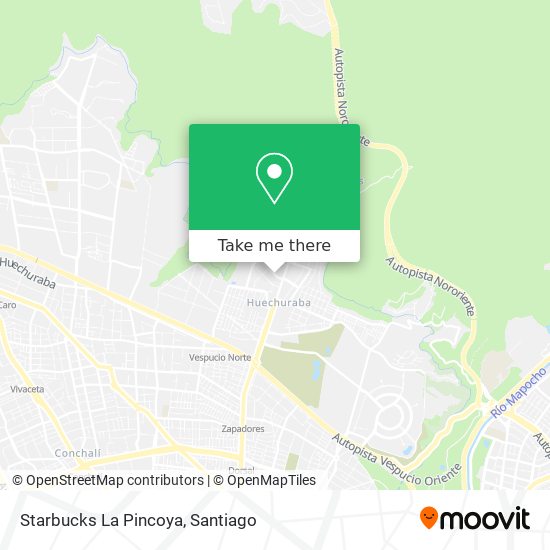 Starbucks La Pincoya map