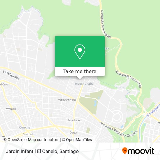 Jardín Infantil El Canelo map