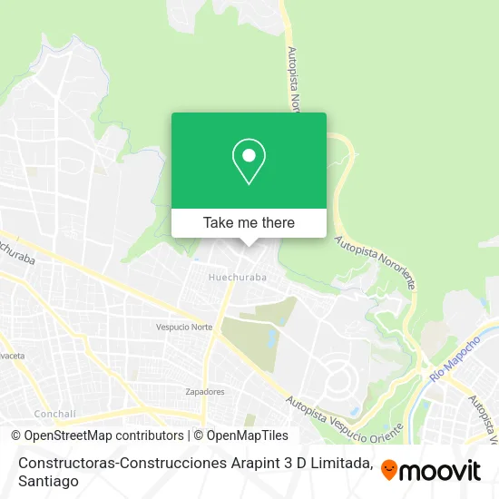 Constructoras-Construcciones Arapint 3 D Limitada map