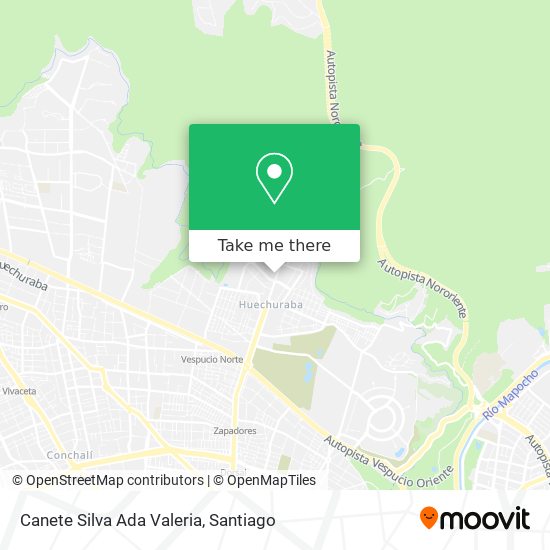Canete Silva Ada Valeria map