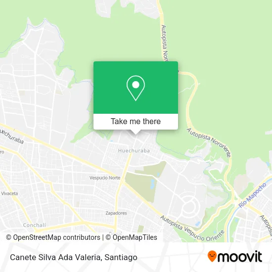 Canete Silva Ada Valeria map