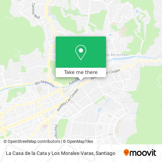 La Casa de la Cata y Los Morales-Varas map