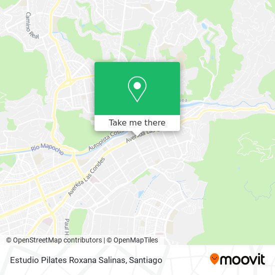Mapa de Estudio Pilates Roxana Salinas