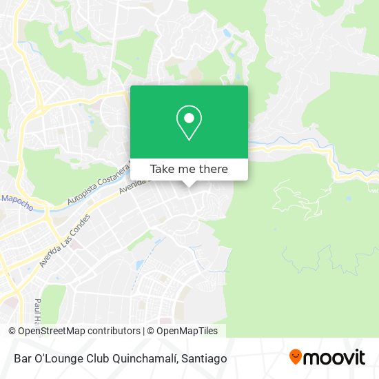 Bar O'Lounge Club Quinchamalí map