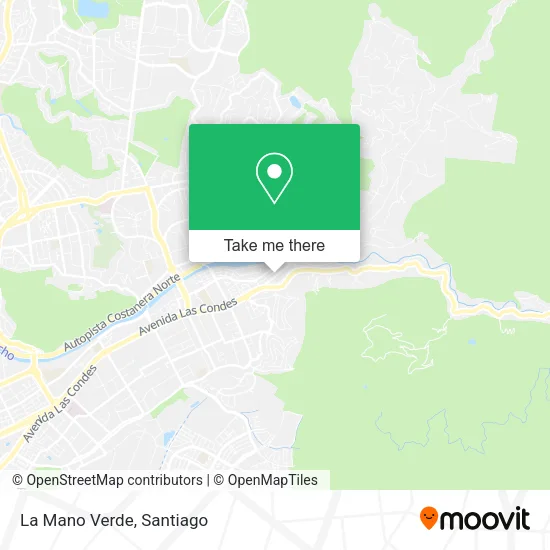 La Mano Verde map