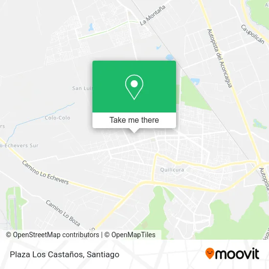 Plaza Los Castaños map