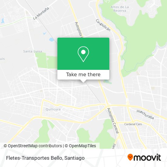 Fletes-Transportes Bello map