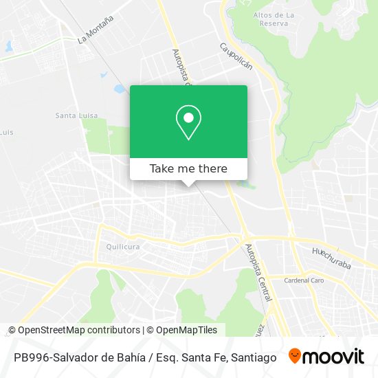 PB996-Salvador de Bahía / Esq. Santa Fe map