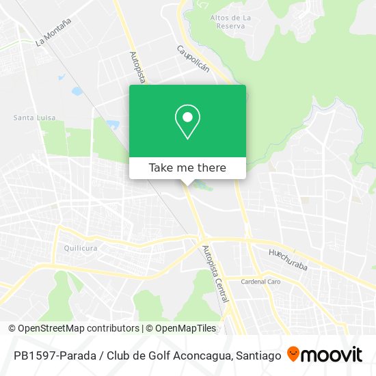 PB1597-Parada / Club de Golf Aconcagua map