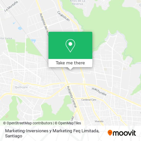 Marketing-Inversiones y Marketing Feq Limitada map