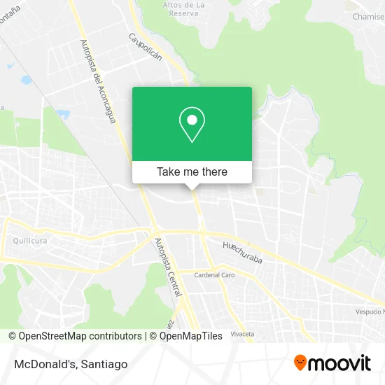 McDonald's map