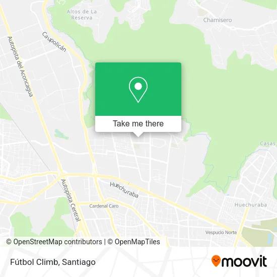 Fútbol Climb map