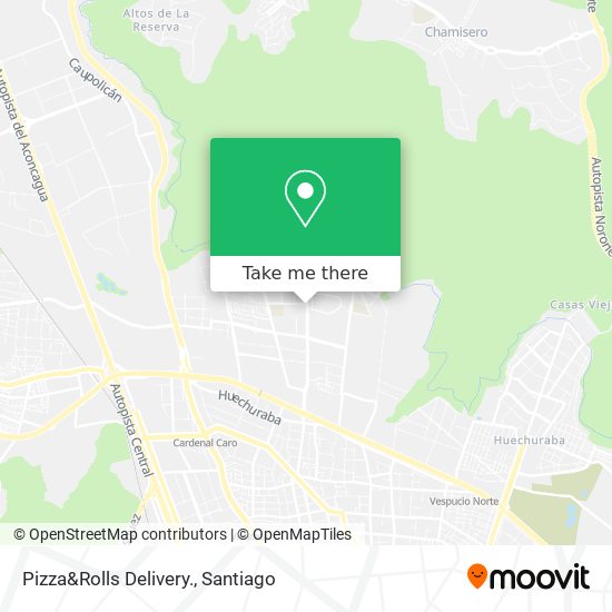 Pizza&Rolls Delivery. map