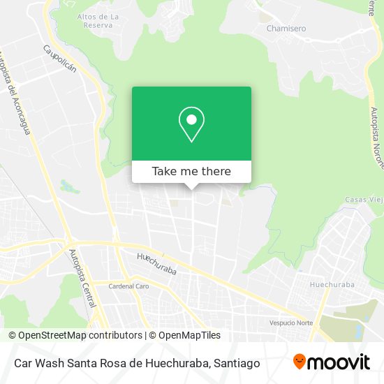 Car Wash Santa Rosa de Huechuraba map